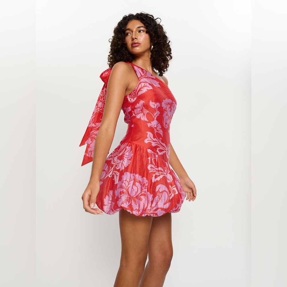 Kivari Olina one shoulder mini dress